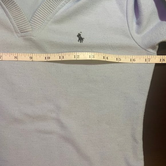 Baby Blue Polo By Ralph Lauren Shirt Size L - Picture 4 of 7